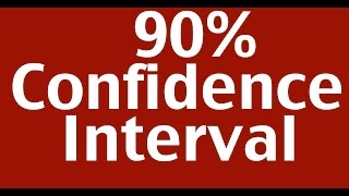 90% Confidence Interval