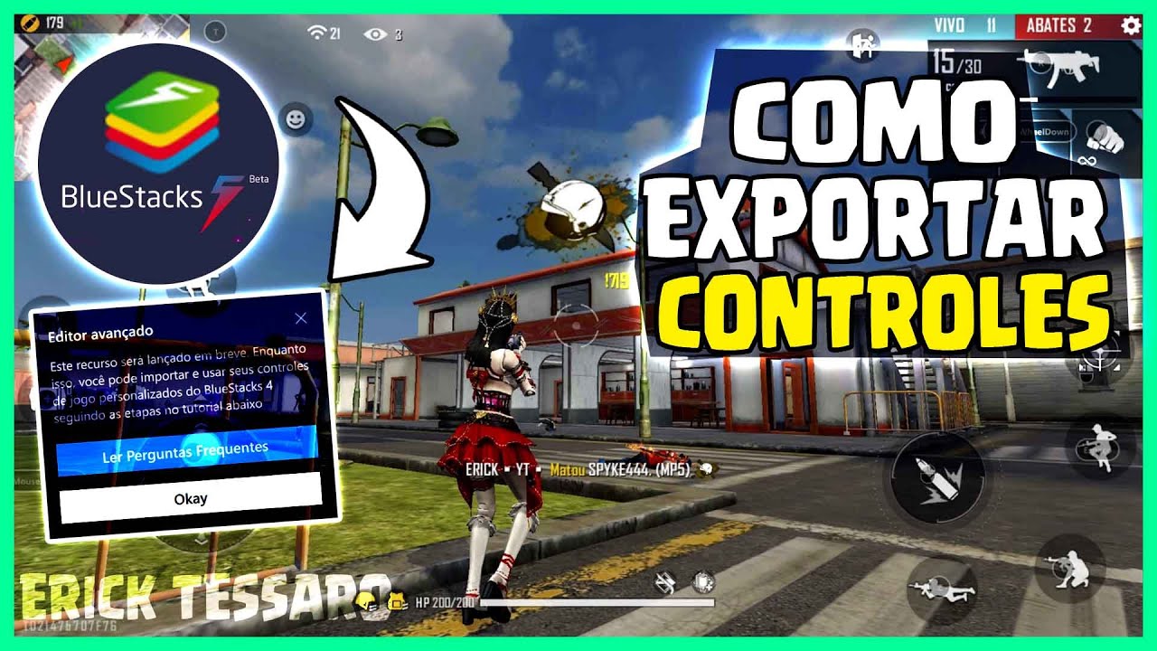 Controles de Teclado para jogar Minecraft no BlueStacks 5