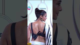 Surveen Chawla In Saree Backless Blouse 