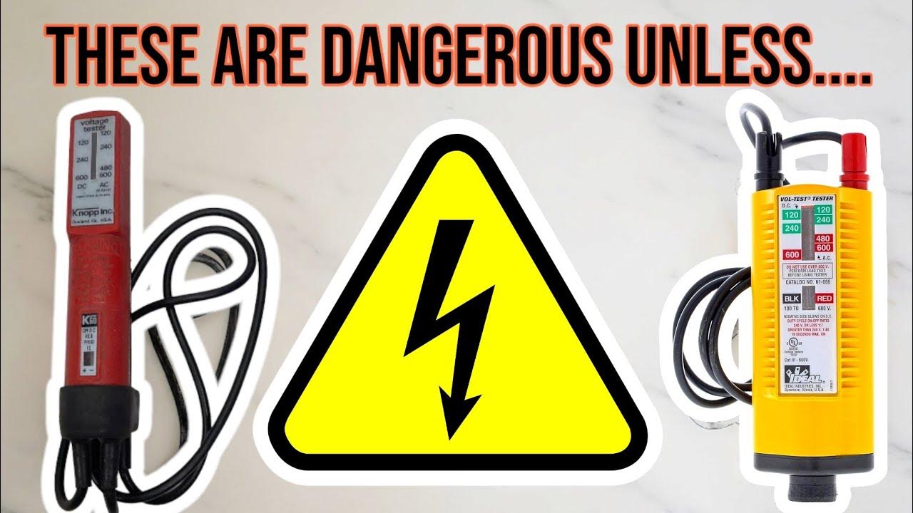 How To Use A Wiggy Electrical Tester SAFELY A Must Watch YouTube