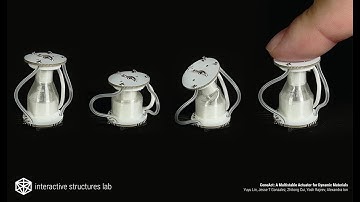 ConeAct: A Multistable Actuator for Dynamic Materials (30s preview, CHI