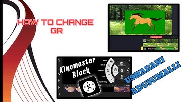How to change Green Screen Video Background Edit KINEMASTER in Telugu#Usharani Adusumalli