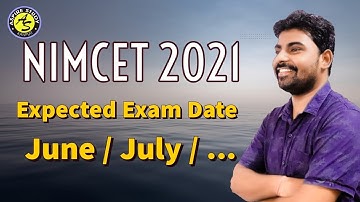 NIMCET 2021 Exam : Expected Exam Date