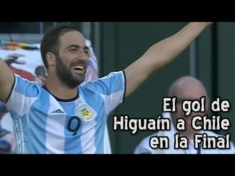 Cómo hubiese sido el gol de Higuaín en la Final de Copa América Centenario