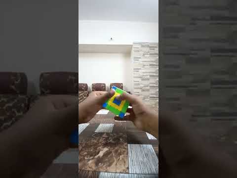how to make flower pattern in 6x6 rubik's cube
