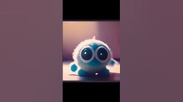 Tiny Cookie Monster Does a Cute Little Transformation - Adorable AI Alien
