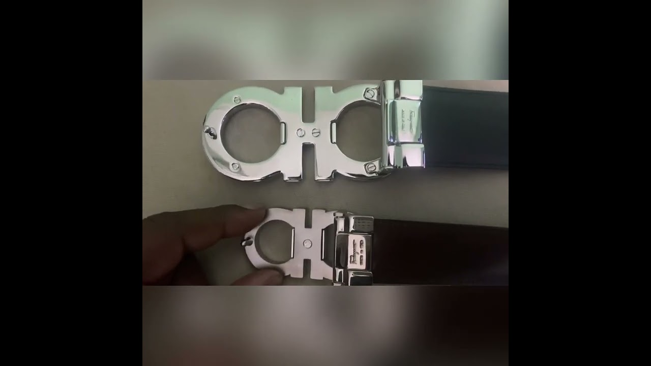 Real vs Fake Salvatore Ferragamo Belt 