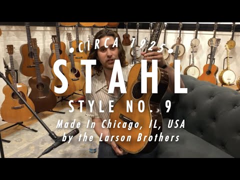 SOUND CHECK // Stahl Artist Style 9 Acoustic Guitar (c. 1925)  // Jack Schneider