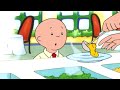 Caillou at the Restaurant | Caillou Cartoon