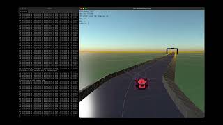Deep Q learning NN driving car in simulation #bevyengine #rustlang #rapier3d screenshot 3