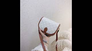 Celine Large Strap Folco Bag-B-Cel-Fol-Wh