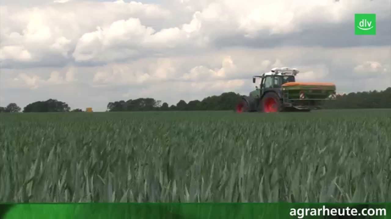 Abdrehprobe beim Düngerstreuer