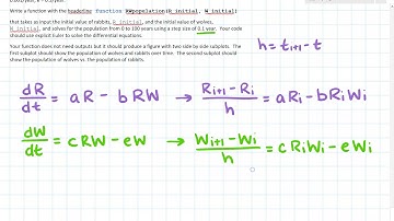 ENGIN 77 - Solving a system of Differential Equations