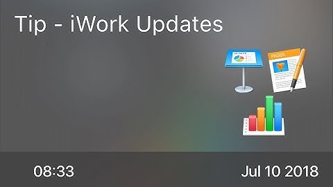 SCOM0750 - Tip - iWork Updates - Preview