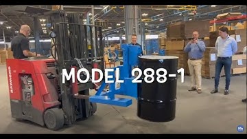Safer Forklift Drum Handling | Morse MORSPEED 288-1