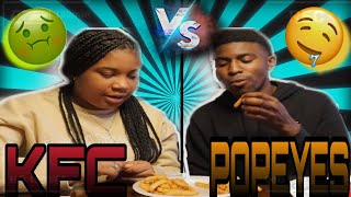 POPEYES VS KFC FOOD CHALLENGE