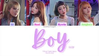 [REUPLOAD] EXID (이엑스아이디) - Boy [Colour Coded Lyrics Han/Rom/Eng]