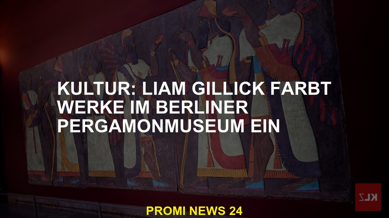 Kultur: Liam Gillick färbt Werke im Berliner Pergamonmuseum ein