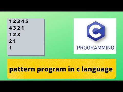 pattern program in c language| pattern program in java|pattern program in c| technology the killer