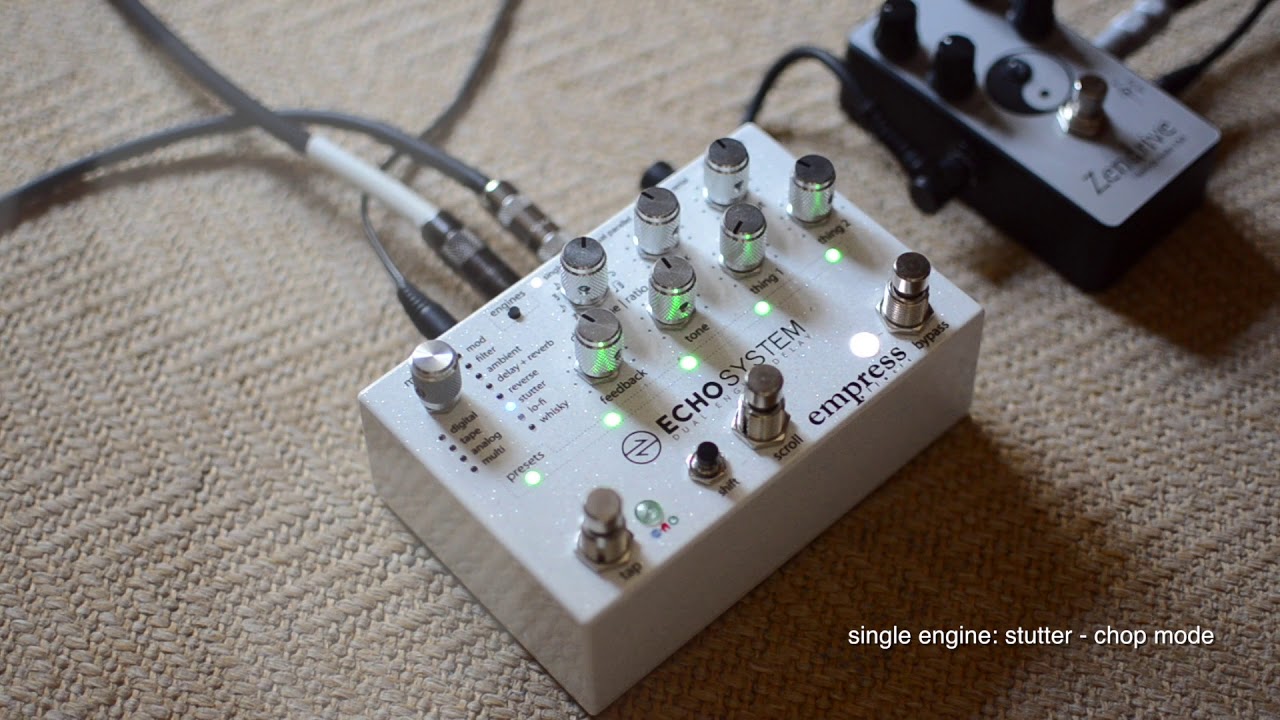Empress: ECHOSYSTEM - stereo - 30+ presets - Charvel Strat