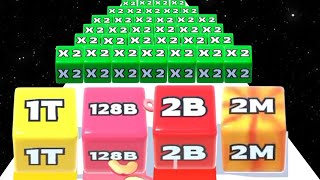 Jelly Run 2048 vs Level Up Circles - Gameplay Android, iOS (ASMR, Max Level)