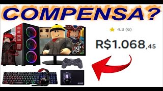 PC Gamer Completo TOB  i5 SSD 240GB 8GB Teclado Mouse Headset Gamer  Monitor 19  - TOB COMPUTERS