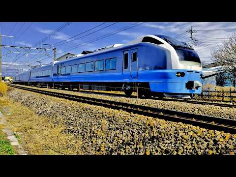 4K UHD*spJR東日本・上越線：新前橋～井野駅間、E653系K71編成