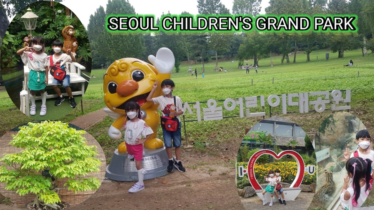 SEOUL CHILDREN'S GRAND PARK|서울 어린이 대공원|MyTwokiddies (Jiyeon,Junghyeon ...