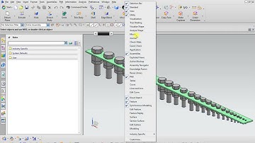 Create a button to launch the add-on. Siemens NX. Classic UI.