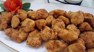 تشيكن بوب كورن الدجاج على طريقة كنتاكي  popcorn KFC Style Popcorn Chicken