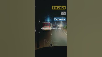 Svr volvo vs tsrtc express #video #travel #volvo #bus #volvobuses #svr #tsrtc #express #trending