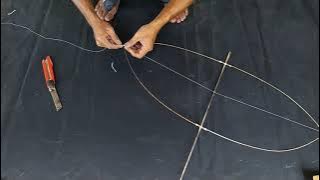 How to make simple saranggola, DIY Saranggola kite