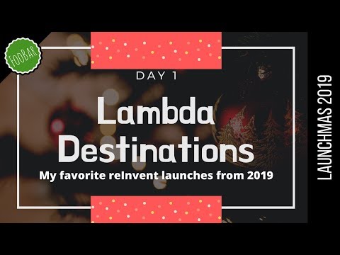 MAKE YOUR SERVERLESS APPS TRULLY EVENT-DRIVEN - using Lamdba Destinations | AWS reinvent #1