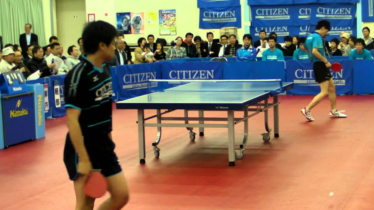 日本卓球 軽部隆介 ｼﾁｽﾞﾝ vs 濱川明史 住金物 2012.10.29