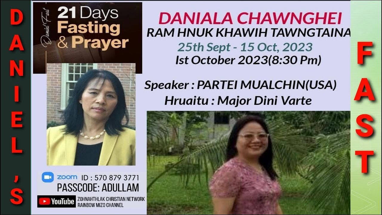 Daniel' Fast; Day 7th of 21 days Fasting & Prayers - YouTube
