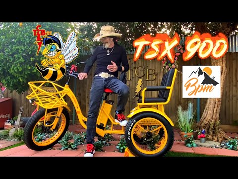 Coolest Electric Rickshaw on the Road from BPM Bikes. All About this Elvis themed TCBee E-bike