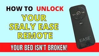 How to Unlock Your Sealy Ease Remote Control - Remote Stopped Working screenshot 3