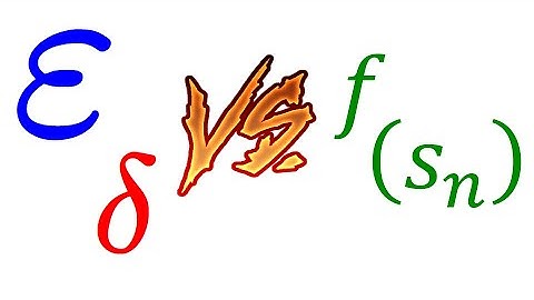 Sequential vs Epsilon-Delta Continuity