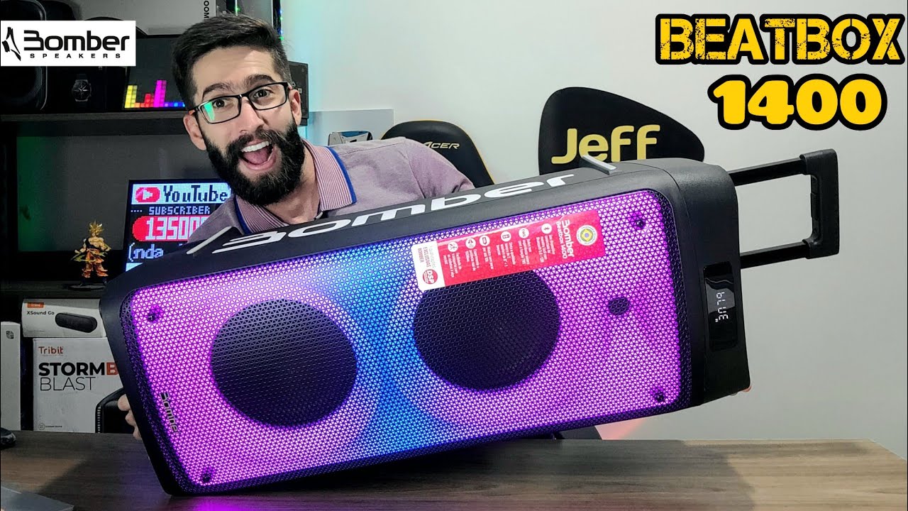 BOMBER BEATBOX 1400 160W A Caixa de som MATADORA de JBL PARTYBOX 310