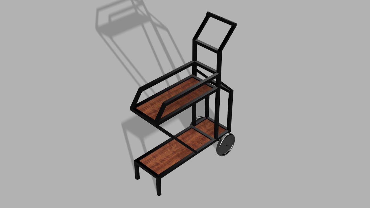 Wózek do spawarki - realizacja projektu z fusion 360 by Abuk20 ! / Dzięki