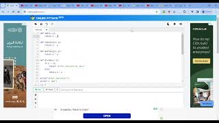 Online Python   IDE, Editor, Compiler, Interpreter   calculater