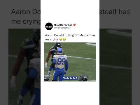 Aaron Donald Trolling Dk Metcalf Shorts