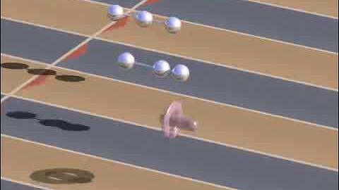 Race between "Stick and Donut" swimmer and "Three Sphere" swimmer