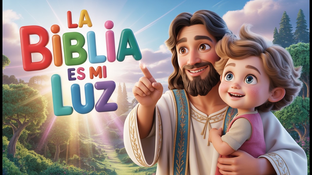 Canción Cristiana Infantil ✨ La Biblia Es Mi Luz #alabanzainfantil #musicacristianainfantil
