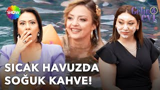 Eda Gelin Misafirlerine Içecek Getirmek Için Havuza Giriyor Gelin Evi 1367. Bölüm