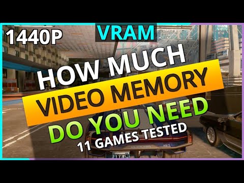 How much video memory (GPU VRAM) do you need for gaming at 1440P in 2021 - 11 games tested