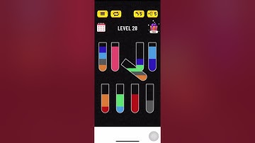 Water sort puzzle level 28 - @Gamingworld-c29