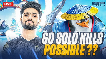 60 SOLO KILLS HO PAYEGA? | LETS EXPLORE 4.1 UPDATE | BGMI LIVE