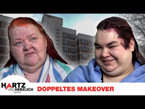 Saved 300 Euros: Jana & Steffi treat themselves to a makeover 💇‍♀️💶 | Hartz und herzlich - Rostoc...