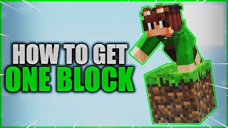 HOW TO DOWNLOAD MINECRAFT ONE BLOCK WORLD! (Minecraft Java 1.16.5 Tutorial)